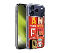 Head Case Designs Licenza Ufficiale Liverpool Football Club Placca Vintage Anfield Crest Non Camminerai Mai Solo Custodia in Gel [Protezione di Grado Militare] Compatibile con Apple iPhone 17 PRO Max
