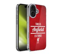 Head Case Designs Licenza Ufficiale Liverpool Football Club Rosso 2 Das Ist Anfield Custodia in Gel [Protezione di Grado Militare] Compatibile con Apple iPhone 17