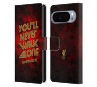 Head Case Designs Licenza Ufficiale Liverpool Football Club Rosso Pixel Ynwa Retro Liver Bird Ynwa Custodia Portafoglio in Pelle Compatibile con Google Pixel 10 Pro XL