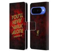 Head Case Designs Licenza Ufficiale Liverpool Football Club Rosso Pixel Ynwa Retro Liver Bird Ynwa Custodia Portafoglio in Pelle Compatibile con Google Pixel 10