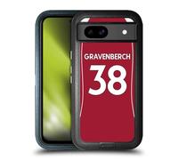 Head Case Designs Licenza Ufficiale Liverpool Football Club Ryan Gravenberch 2025/26 Giocatori Divisa Casa 2° Gruppo Custodia Antiurto Ultra Blindata Compatibile con Google Pixel 8a