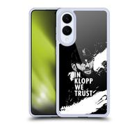 Head Case Designs Licenza Ufficiale Liverpool Football Club Sguardo Nero Illustrazioni Jurgen Klopp Custodia in Gel [Protezione di Grado Militare] Compatibile con Samsung Galaxy S25 Edge
