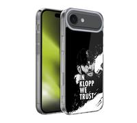 Head Case Designs Licenza Ufficiale Liverpool Football Club Sguardo Nero Illustrazioni Jurgen Klopp Custodia in Gel [Protezione di Grado Militare] Compatibile con Apple iPhone 17 Air