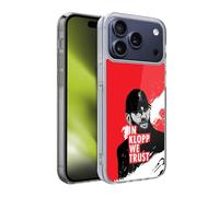 Head Case Designs Licenza Ufficiale Liverpool Football Club Sguardo Rosso Illustrazioni Jurgen Klopp Custodia in Gel [Protezione di Grado Militare] Compatibile con Apple iPhone 17 PRO