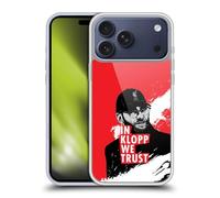 Head Case Designs Licenza Ufficiale Liverpool Football Club Sguardo Rosso Illustrazioni Jurgen Klopp Custodia in Gel [Protezione di Grado Militare] Compatibile con Apple iPhone 17 PRO Max