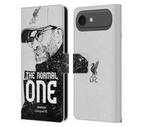 Head Case Designs Licenza Ufficiale Liverpool Football Club Spalla Bianco Illustrazioni Jurgen Klopp Custodia Portafoglio in Pelle Compatibile con Apple iPhone 17 Air