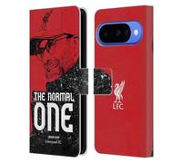 Head Case Designs Licenza Ufficiale Liverpool Football Club Spalla Rosso Illustrazioni Jurgen Klopp Custodia Portafoglio in Pelle Compatibile con Google Pixel 10