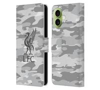 Head Case Designs Licenza Ufficiale Liverpool Football Club Third Liver Bird Colorato Camou Custodia Portafoglio in Pelle Compatibile con Apple iPhone 17