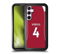 Head Case Designs Licenza Ufficiale Liverpool Football Club Virgil Van Dijk 2025/26 Giocatori Divisa Casa 1° Gruppo Custodia Antiurto Ultra Blindata Compatibile con Samsung Galaxy A35 5G
