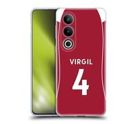Head Case Designs Licenza Ufficiale Liverpool Football Club Virgil Van Dijk 2025/26 Giocatori Divisa Casa 1° Gruppo Custodia in Gel [Protezione di Grado Militare] Compatibile con OnePlus Ace 3V 5G