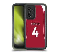 Head Case Designs Licenza Ufficiale Liverpool Football Club Virgil Van Dijk 2025/26 Giocatori Divisa Casa 1° Gruppo Custodia Antiurto Ultra Blindata Compatibile con Galaxy A33 5G (2022)