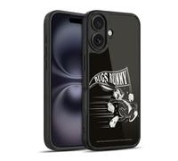 Head Case Designs Licenza Ufficiale Looney Tunes Black And White Bugs Bunny Cover in Gel Rinforzata [Protezione di Grado Militare] Compatibile con Apple iPhone 16