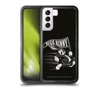 Head Case Designs Licenza Ufficiale Looney Tunes Black And White Bugs Bunny Custodia Antiurto Ultra Blindata Compatibile con Samsung Galaxy S21+ 5G