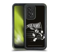 Head Case Designs Licenza Ufficiale Looney Tunes Black And White Bugs Bunny Custodia Antiurto Ultra Blindata Compatibile con Galaxy A33 5G (2022)