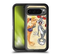 Head Case Designs Licenza Ufficiale Looney Tunes Bugs Bunny And Lola Bunny Stagione Custodia Antiurto Ultra Blindata Compatibile con Google Pixel 9 PRO XL
