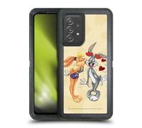 Head Case Designs Licenza Ufficiale Looney Tunes Bugs Bunny And Lola Bunny Stagione Custodia Antiurto Ultra Blindata Compatibile con Galaxy A52 / A52s / 5G (2021)