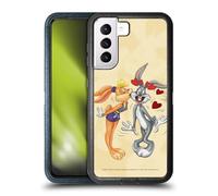 Head Case Designs Licenza Ufficiale Looney Tunes Bugs Bunny And Lola Bunny Stagione Custodia Antiurto Ultra Blindata Compatibile con Samsung Galaxy S21 5G