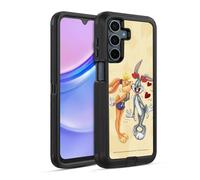 Head Case Designs Licenza Ufficiale Looney Tunes Bugs Bunny And Lola Bunny Stagione Custodia Antiurto Ultra Blindata Compatibile con Samsung Galaxy A15