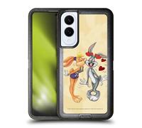 Head Case Designs Licenza Ufficiale Looney Tunes Bugs Bunny And Lola Bunny Stagione Custodia Antiurto Ultra Blindata Compatibile con Samsung Galaxy S25 Edge
