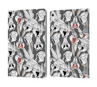 Head Case Designs Licenza Ufficiale Looney Tunes Bugs Bunny Modelli Custodia Portafoglio in Pelle Compatibile con Apple iPad Air 13 2024/2025