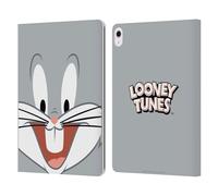 Head Case Designs Licenza Ufficiale Looney Tunes Bugs Bunny Volto Pieno Custodia Portafoglio in Pelle Compatibile con Apple iPad Air 13 2024/2025