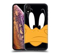 Head Case Designs Licenza Ufficiale Looney Tunes Daffy Duck Volto Pieno Custodia in Gel [Protezione di Grado Militare] Compatibile con Apple iPhone XR
