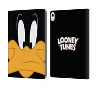 Head Case Designs Licenza Ufficiale Looney Tunes Daffy Duck Volto Pieno Custodia Portafoglio in Pelle Compatibile con Apple iPad Air 13 2024/2025