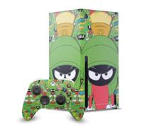 Head Case Designs Licenza Ufficiale Looney Tunes Marvin The Martian Grafica E Personaggi Pacchetto Console Da Gioco Wrap E Pelle Per Controller Compatibile con Xbox Series X