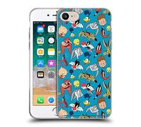 Head Case Designs Licenza Ufficiale Looney Tunes Primi Piani Modelli Custodia in Gel [Protezione di Grado Militare] Compatibile con Apple iPhone 7/8 / SE 2020 & 2022