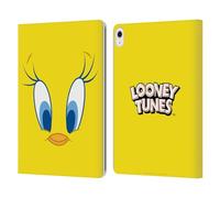 Head Case Designs Licenza Ufficiale Looney Tunes Tweety Volto Pieno Custodia Portafoglio in Pelle Compatibile con Apple iPad Air 13 2024/2025