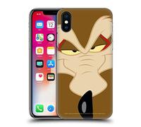Head Case Designs Licenza Ufficiale Looney Tunes Wile E. Coyote Volto Pieno Custodia Cover Dura per Parte Posteriore Compatibile con Apple iPhone X/iPhone XS