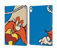 Head Case Designs Licenza Ufficiale Looney Tunes Yosemite Sam Caratteri Custodia Portafoglio in Pelle Compatibile con Apple iPad Air 13 2024/2025