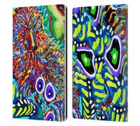 Head Case Designs Licenza Ufficiale Mad Dog Art Gallery Barboncino Elettrico Cani 2 Custodia Portafoglio in Pelle Compatibile con Amazon Fire Max 11 2023