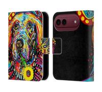 Head Case Designs Licenza Ufficiale Mad Dog Art Gallery Signor Fred Cani Custodia Portafoglio in Pelle Compatibile con Apple iPhone Duo