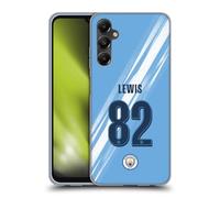 Head Case Designs Licenza Ufficiale Manchester City FC Rico Lewis 2025/26 Giocatori Divisa Casa 2° Gruppo Custodia in Gel [Protezione di Grado Militare] Compatibile con Samsung Galaxy A05s