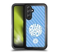 Head Case Designs Licenza Ufficiale Manchester City Man City FC Blue Moon Stripes Pattern Custodia Antiurto Ultra Blindata Compatibile con Samsung Galaxy A54 5G