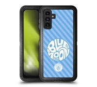 Head Case Designs Licenza Ufficiale Manchester City Man City FC Blue Moon Stripes Pattern Custodia Antiurto Ultra Blindata Compatibile con Samsung Galaxy A13 5G (2021)