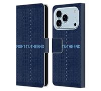 Head Case Designs Licenza Ufficiale Manchester City Man City FC Fight 'TIL The End Grafici Custodia Portafoglio in Pelle Compatibile con Apple iPhone 17 PRO