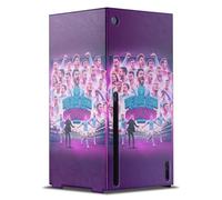 Head Case Designs Licenza Ufficiale Manchester City Man City FC Grafica Della Squadra Campioni D'Europa 2023 Console Da Gioco Wrap Compatibile con Xbox Series X
