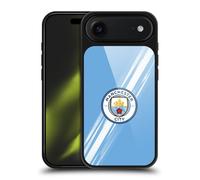 Head Case Designs Licenza Ufficiale Manchester City Man City FC Home Kit per Badge 2025/26 Cover in Gel Rinforzata [Protezione di Grado Militare] Compatibile con Apple iPhone 17 Air