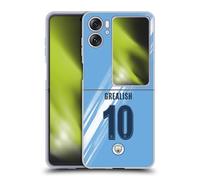 Head Case Designs Licenza Ufficiale Manchester City Man City FC Jack Grealish 2025/26 Giocatori Home Kit Custodia in Gel [Protezione di Grado Militare] Compatibile con Oppo Find N2 Flip
