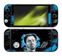 Head Case Designs Licenza Ufficiale Manchester City Man City FC Jack Grealish Collezione di Graffiti di Murwalls Vinile Sticker Gaming Pelle Adesivo Compatibile con Nintendo Switch 2