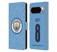 Head Case Designs Licenza Ufficiale Manchester City Man City FC Jill Scott 2020/21 Kit In Casa Donne Gruppo 1 Custodia Portafoglio in Pelle Compatibile con Google Pixel 10 Pro XL