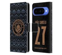 Head Case Designs Licenza Ufficiale Manchester City Man City FC João Cancelo 2020/21 Giocatori Away Kit Gruppo 1 Custodia Portafoglio in Pelle Compatibile con Google Pixel 10
