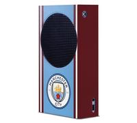 Head Case Designs Licenza Ufficiale Manchester City Man City FC Kit Casa 2022/23 Arte Del Logo Console Da Gioco Wrap Compatibile con Xbox Series S Console
