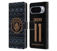 Head Case Designs Licenza Ufficiale Manchester City Man City FC Oleksandr Zinchenko 2020/21 Giocatori Away Kit Gruppo 2 Custodia Portafoglio in Pelle Compatibile con Google Pixel 10 Pro XL