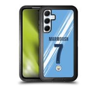 Head Case Designs Licenza Ufficiale Manchester City Man City FC Omar Marmoush 2025/26 Giocatori Home Kit Custodia Antiurto Ultra Blindata Compatibile con Samsung Galaxy A55 5G