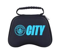 Head Case Designs Licenza Ufficiale Manchester City Man City FC We're Not Really Here Logo Grafico Custodia Rigida Da Viaggio Compatibile con PS5 DualSense & Xbox Controller