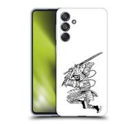 Head Case Designs Licenza Ufficiale Matt Bailey Atteggiamento Della Spada Samurai Custodia Cover in Morbido Gel Compatibile con Samsung Galaxy M55 5G