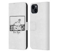 Head Case Designs Licenza Ufficiale Matt Bailey Nato di Nuovo Arte Custodia Portafoglio in Pelle Compatibile con Apple iPhone 15 Plus